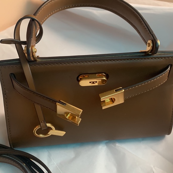 Sold💝💝Authentic Tory Burch Lee Radziwill Petite Bag🤎 - Picture 15 of 16
